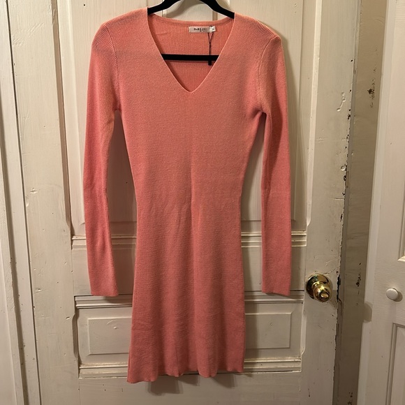 V-Neck Sweater Dress, NWOT - Picture 5 of 6